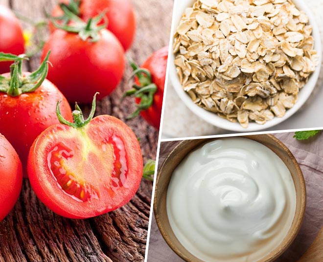 tomato oatmeal yogurt pack for de tan