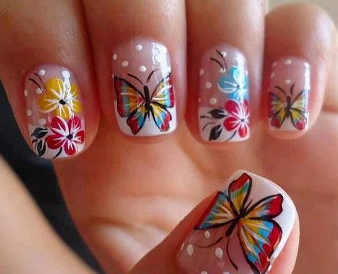 butterfly nail art makeup inside