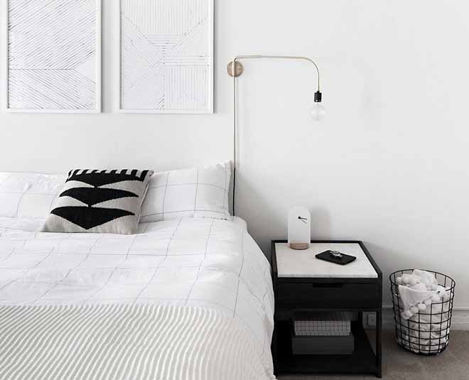 decorate the space above the bed inside