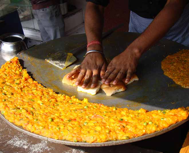new pav bhaji history inside