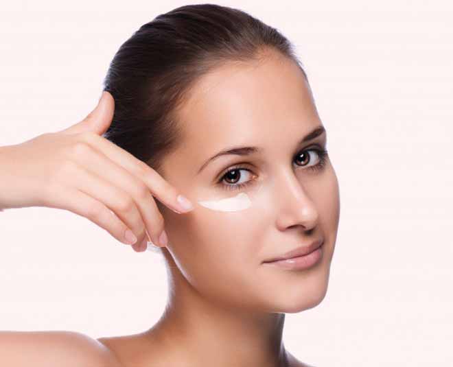 right way of apply eye cream inside