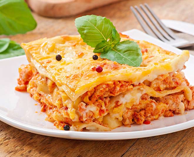 Lasagna inside