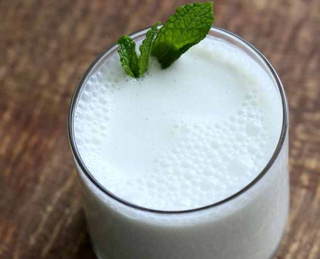 chaach or lassi inside