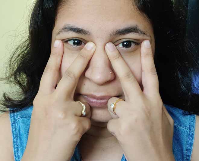 eye yoga for fine lines for inner circle