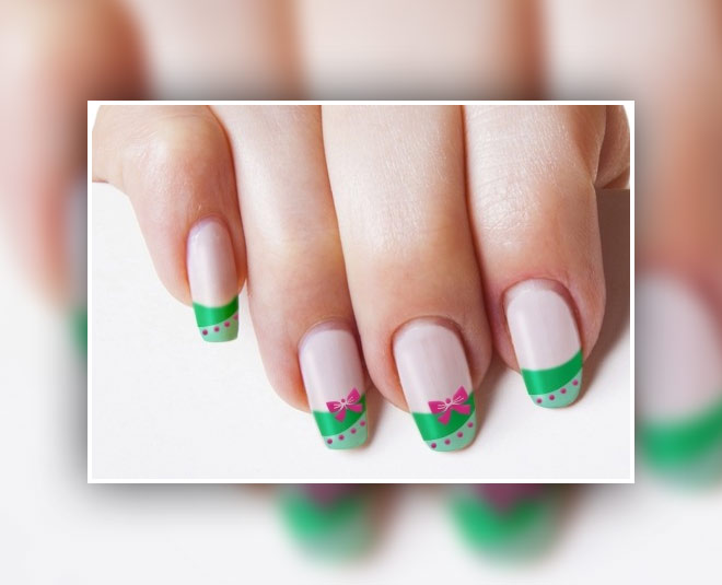 green nail art designs beauty inside