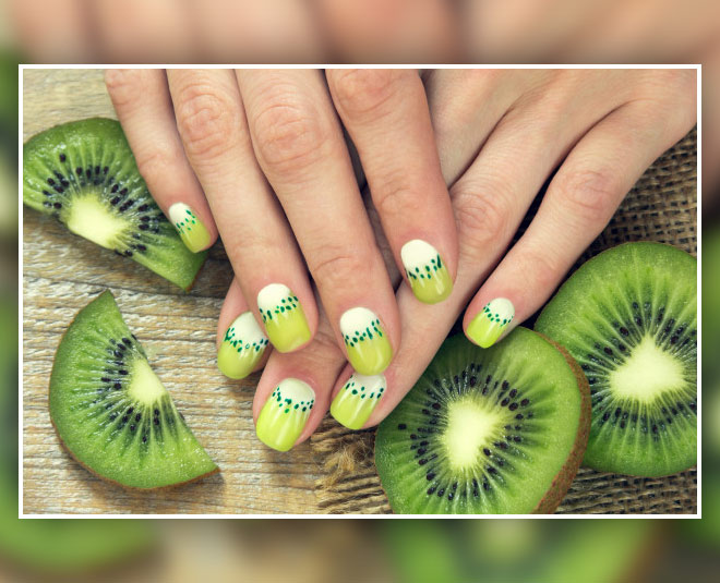 green nail art designs inside