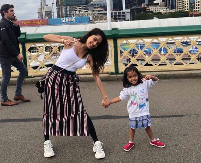 nusrat bharucha skirt looks inside