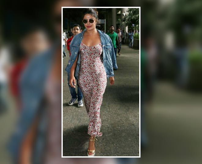 priyanka chopra airport look dress