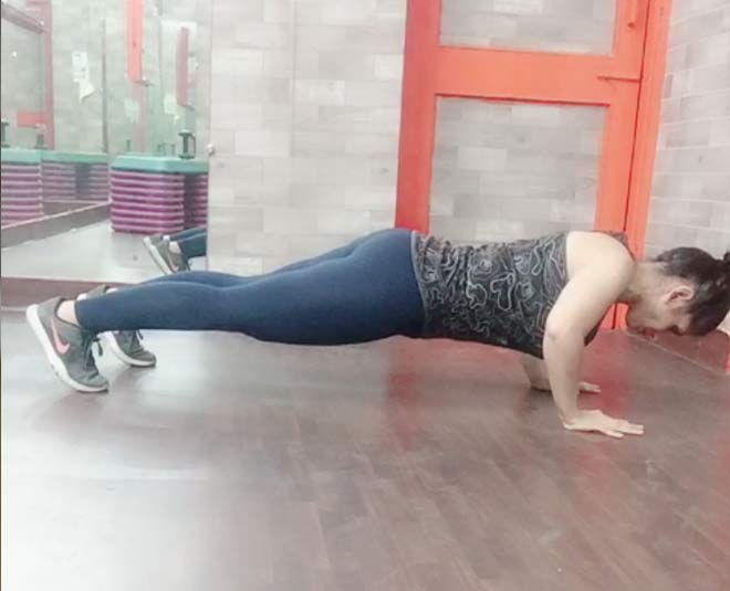 pushup sagging breast exercise inside