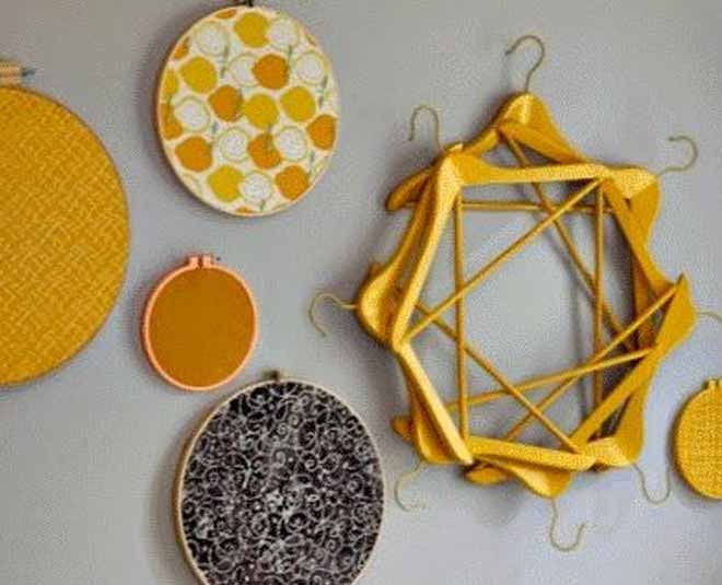 reuse clothes hangers inside