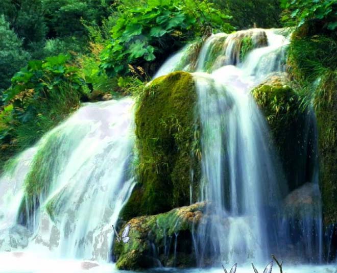 running water painting