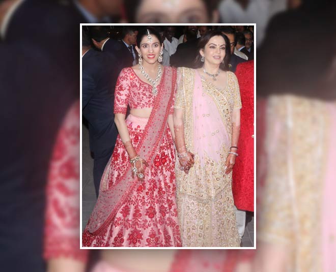 shloka red peach lehenag