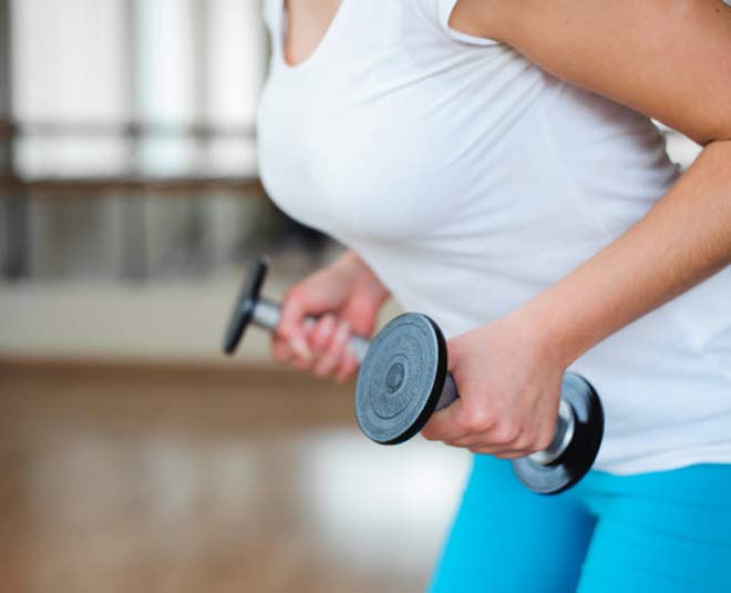 standing chest press exercise inside