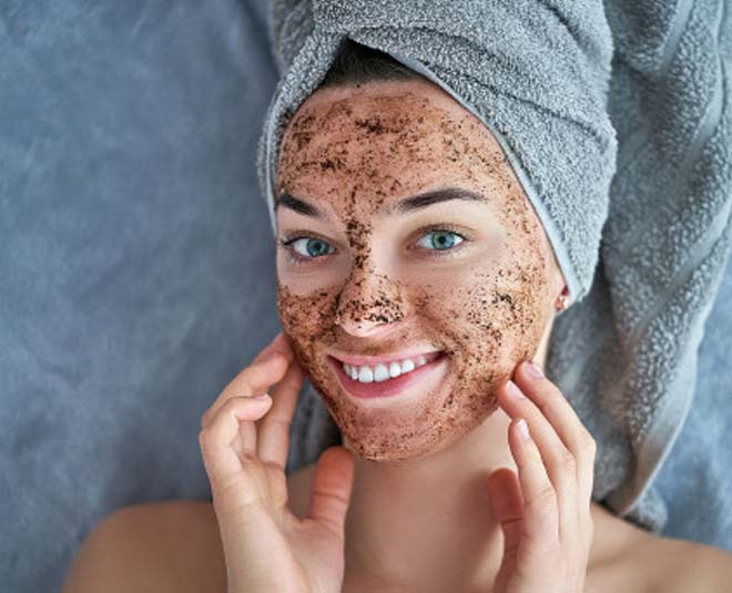 coffee scrub for glowing skin Inside