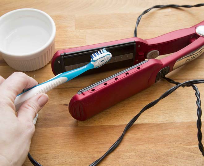 easy ways to clean your hair tools Inside
