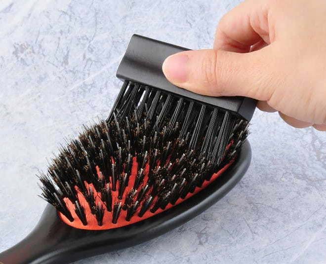 easy ways to clean your hair tools Inside
