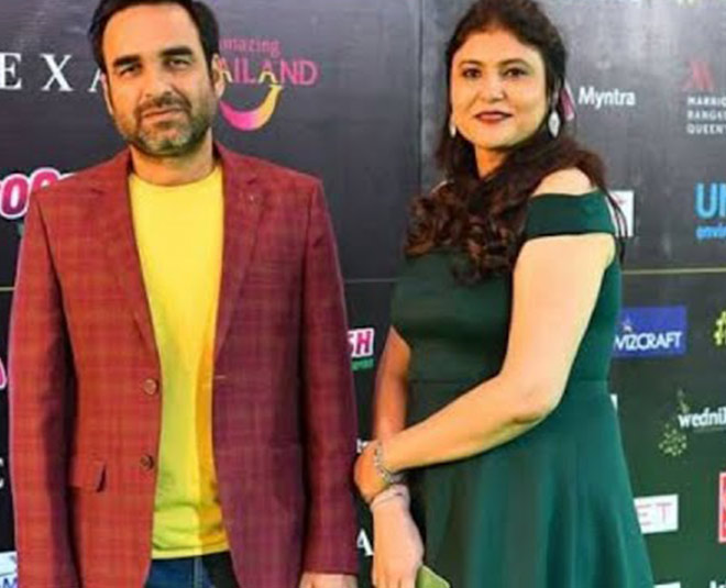 pankaj tripathi with mridula tripathi