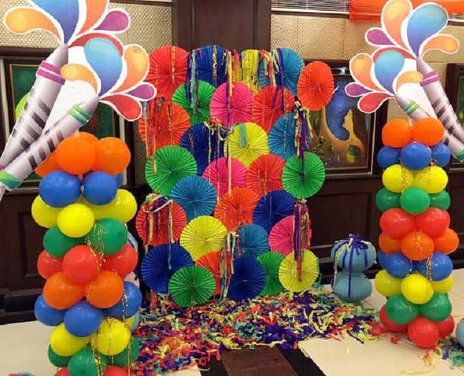 tips to decorate your home for holi party Inside