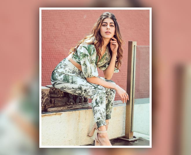 Palm Leaf Print Outfit