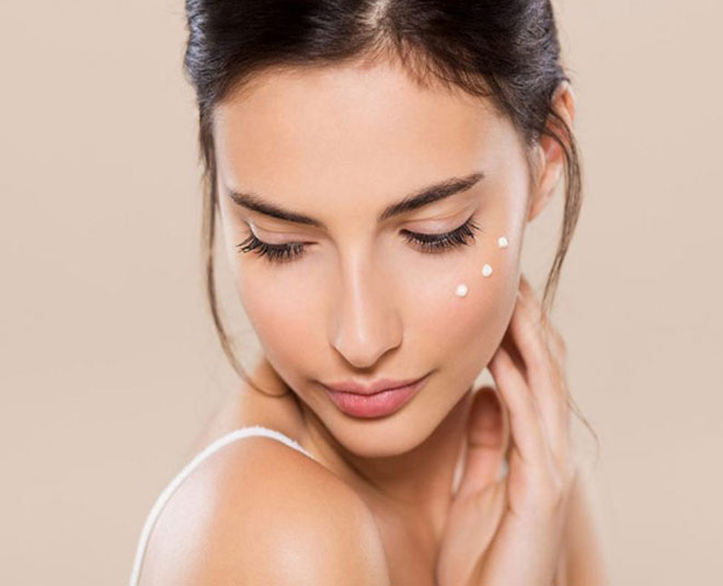 according to your skin type inside