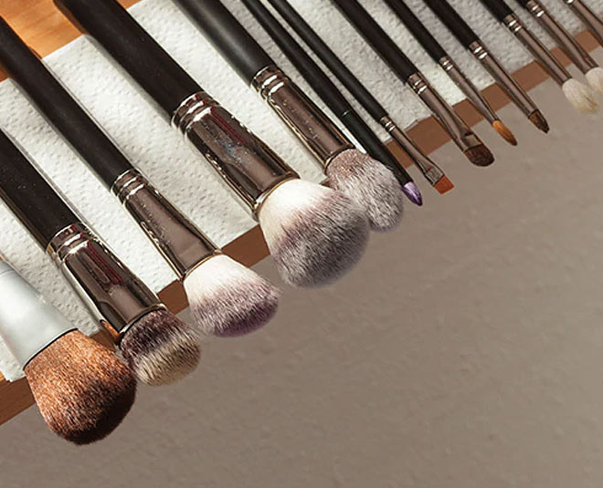 makeup brush inside