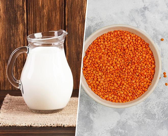 masoor dal powder for acne scars