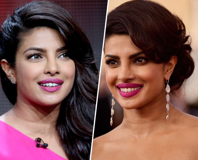 priyanka chopra pink lipsticks