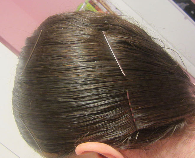 straighten your hair inside