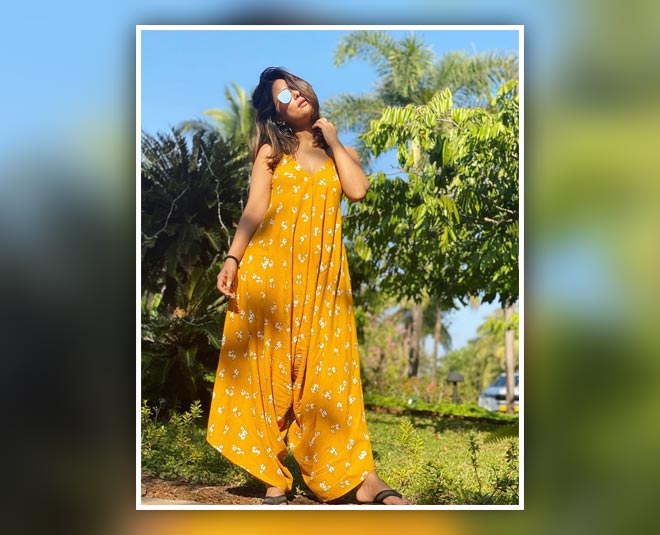 yellow colour in your wardrobe like hina khan inside