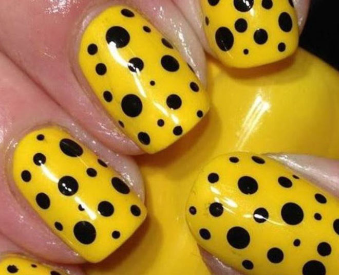 yellow nail art ideas in summer inside