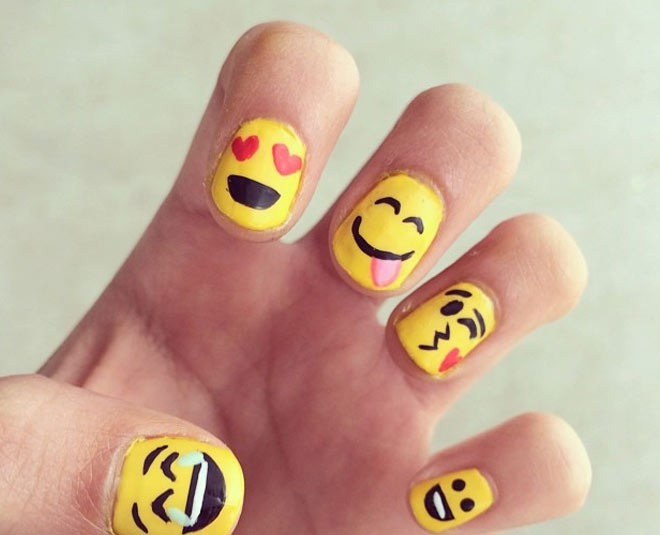 yellow nail art ideas in summer inside