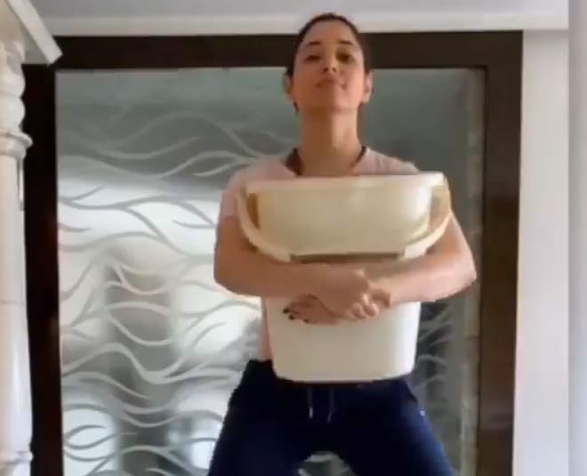 bucket exercise inside