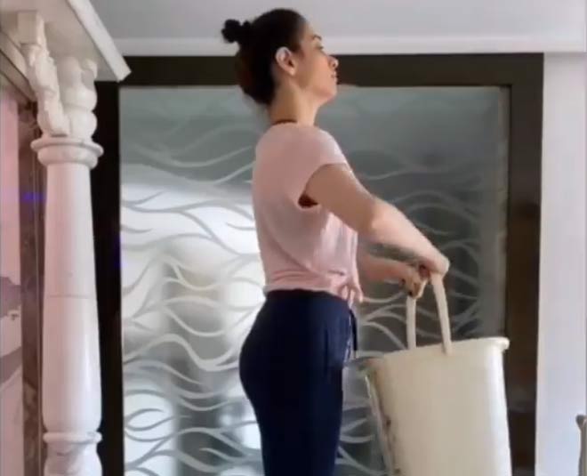 bucket exercise inside