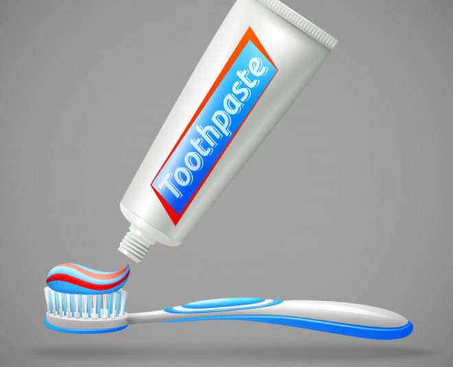 homemade toothpaste inside