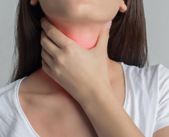 throat problem during changing season inside