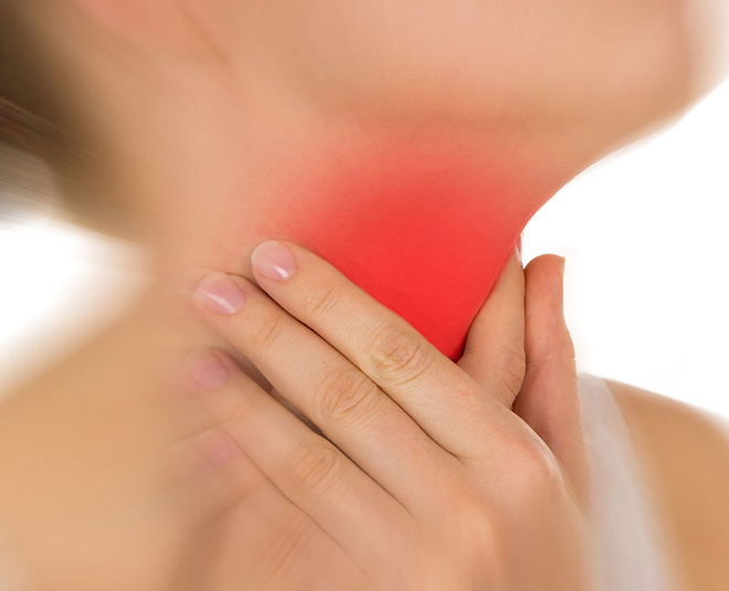 throat problem during changing season inside