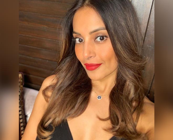 bipasha beauty red lipstick