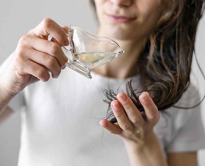 hair oiling with coriander powder