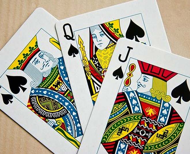 playing cards on diwali