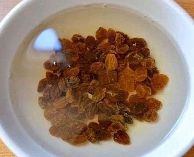 raisin water benefits inside
