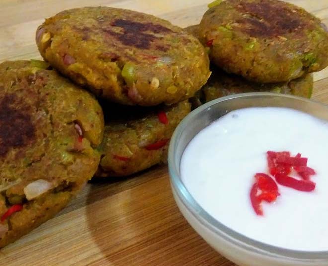 snack recipes for diwali party palak kabab inside