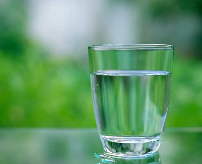 drinking water after food