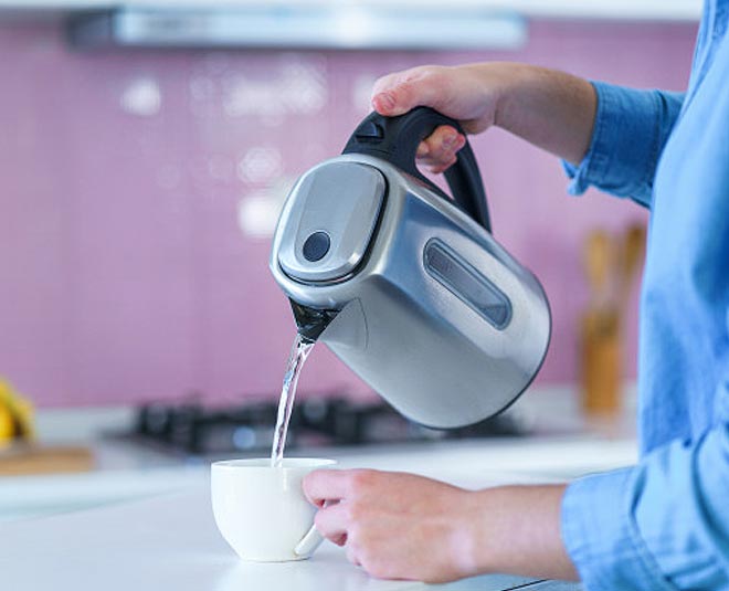 drinking water inside