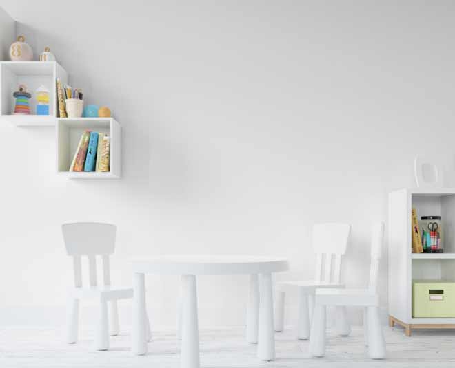 floating shelves inside