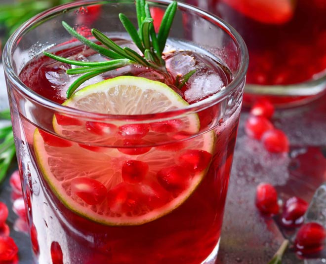 pomegranate tea inside