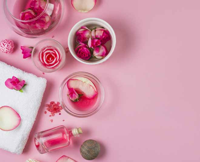 rose water for makeup remover inside