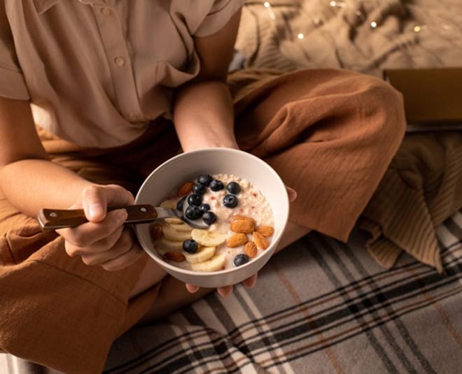 eating food on the floor
