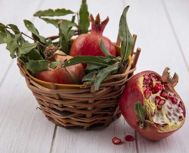 pomegranate leaves uses