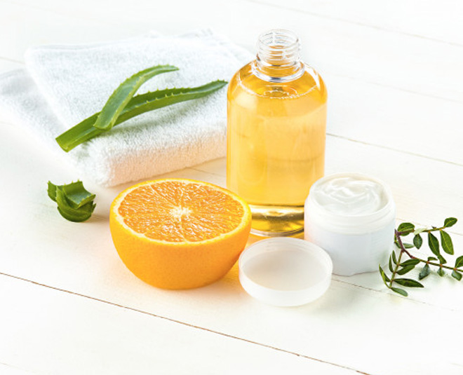 skin toner oranges