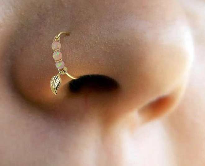 beeded hoops nose ring